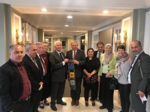 Rencontre avec une délégation du Conseil législatif palestinien