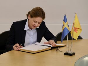 Visite de S.E. Mme l’Ambassadeur de Suède